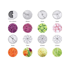 Multi-Functional Vegetable Cutter Stainless Steel Slicer Dicer Shredder Commercial