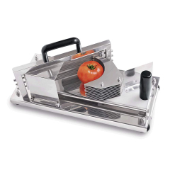 Manual Tomato Cutter Stainless Steel Fruit & Vegetable Slicer Compact Kitchen Tool