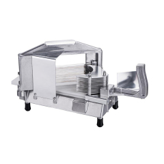 Manual Tomato Cutter Stainless Steel Fruit & Vegetable Slicer Compact Kitchen Tool