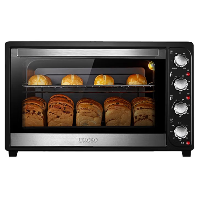 Mechanical Control Oven 52L with Built-In Light and Rotisserie Accessories