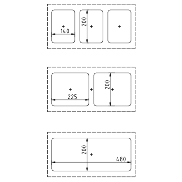 DQ580SAT-E Commercial Automatic Chain Packaging Machine MAP Gas Flush