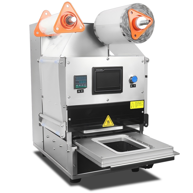 DF250TA-E Gas Flush Tray Sealer Aluminum Mold 260mm Film 240-480 Boxes Hour