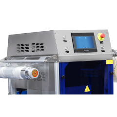 DQ630AT-V Automatic Chain Skin Packaging Machine MAP Gas Flush Food Sealer