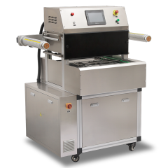 DQ580SAT-E Commercial Automatic Chain Packaging Machine MAP Gas Flush