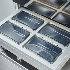 DQ440L-V Vertical MAP Vacuum Packaging Machine Gas Flush Sealer 440mm Film