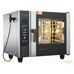 Commercial 6-Layer Steam Oven with 9 Menu Settings