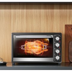 Mechanical Control Oven 52L with Built-In Light and Rotisserie Accessories