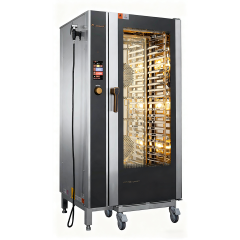 Programmable 300-Menu 20-Tray Steam Roast Oven for Catering