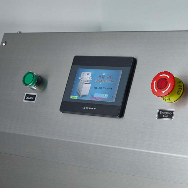 DQ320L-V Vertical MAP Vacuum Packaging Machine 320mm Film 63m³/h Pump