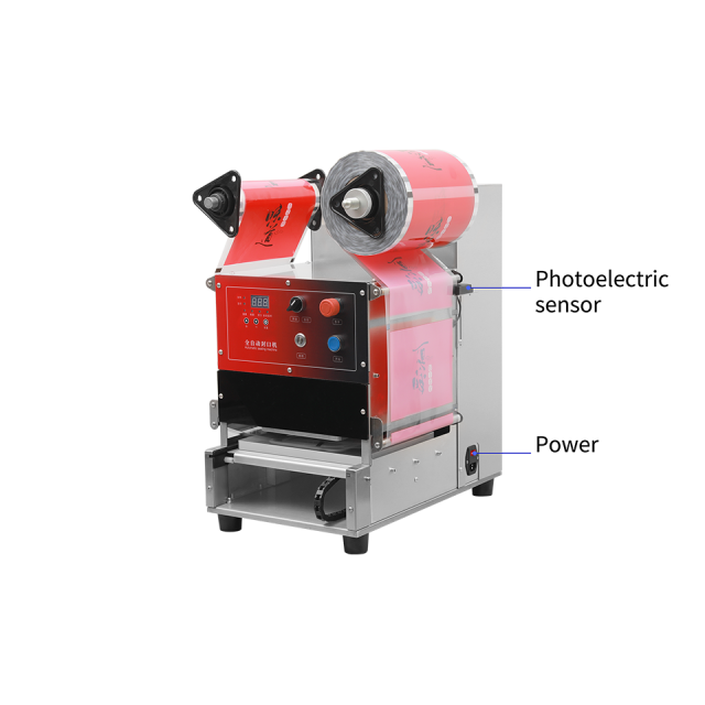 DF300TA Manual Press Tray Sealer Compact Food Container Cup Lid Machine