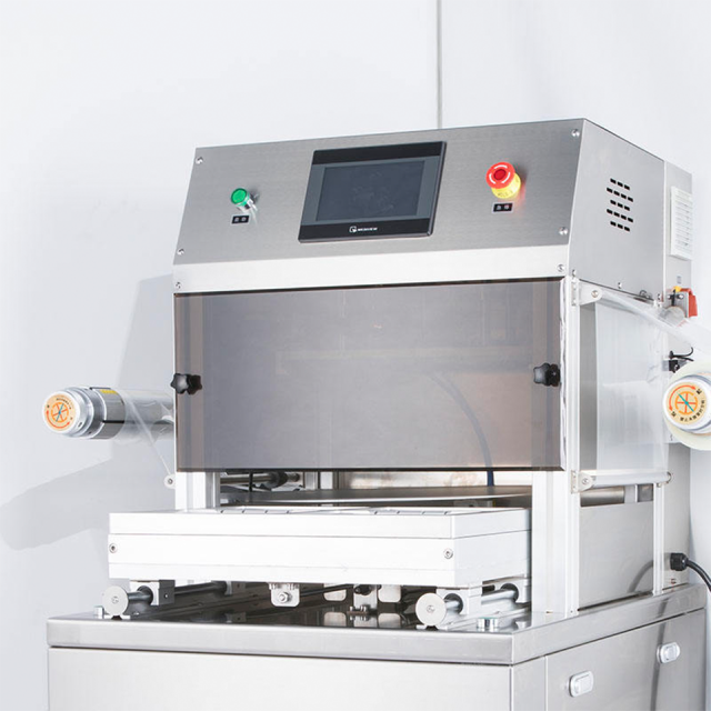 Automatic Vertical MAP Vacuum Packaging Machine DQ370L-V Gas Flush 370mm Film