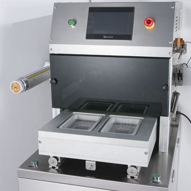 DQ305L-V Vertical MAP Vacuum Packaging Machine with 280mm Film
