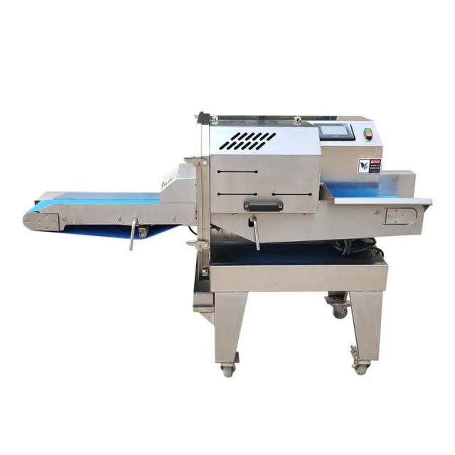 Automatic Meat Slicer 1-30mm Adjustable Conveyor 380V Three Phase 725rpm