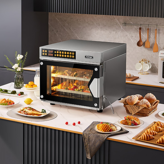 7A 62L 3-in-1 Convection Steam Oven for Steaming Baking and Roasting