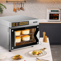 7A 62L 3-in-1 Convection Steam Oven for Steaming Baking and Roasting