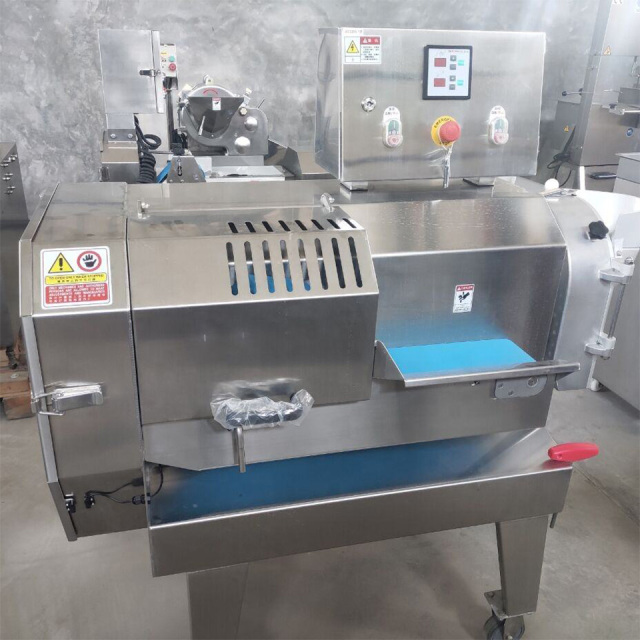 TS118 Commercial Vegetable Cutter Dual Head Slicer Dicer Shredder 300–1000kg/h