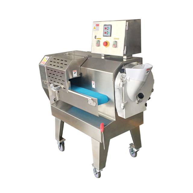 TS118 Commercial Vegetable Cutter Dual Head Slicer Dicer Shredder 300–1000kg/h