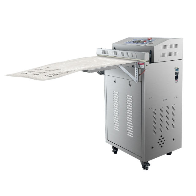 External Vacuum Sealer 600mm 900W Industrial Stainless Steel Packaging Machine