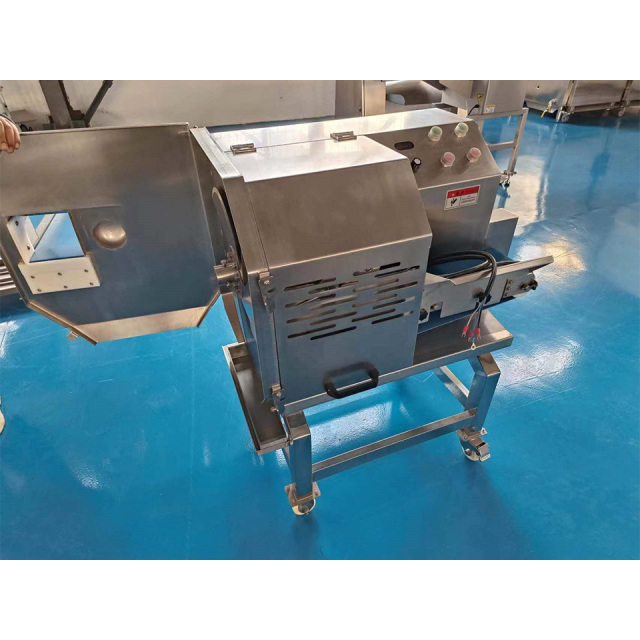 Commercial Meat Slicer Adjustable Slice Thickness Industrial Stainless Steel Conveyor