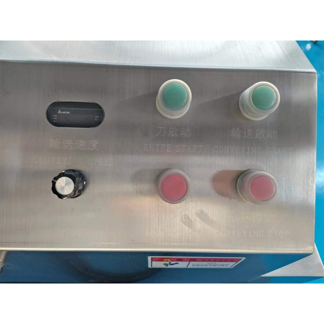 Commercial Meat Slicer Adjustable Slice Thickness Industrial Stainless Steel Conveyor