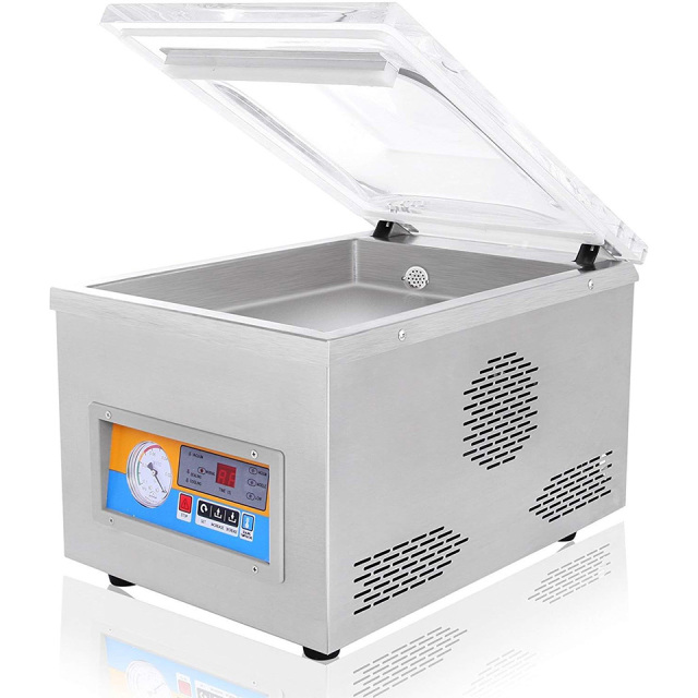 Desktop Vacuum Sealer 260mm Stainless Steel Compact Food Packaging Machine