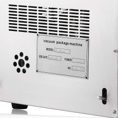 Desktop Vacuum Sealer 260mm Stainless Steel Compact Food Packaging Machine