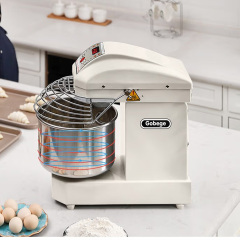 Electronic Dough Mixer 10-30L Stainless Steel Bowl 5 Speed DC Motor