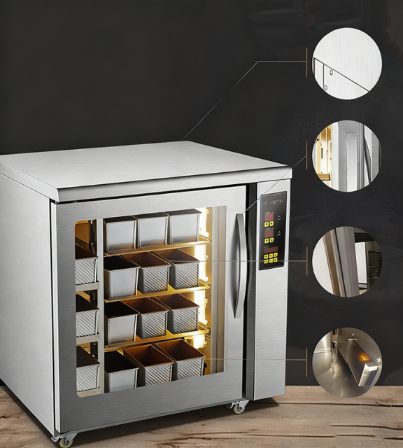 Commercial Dough Proofer 260L with Spray Mist Temperature Humidity and Timer