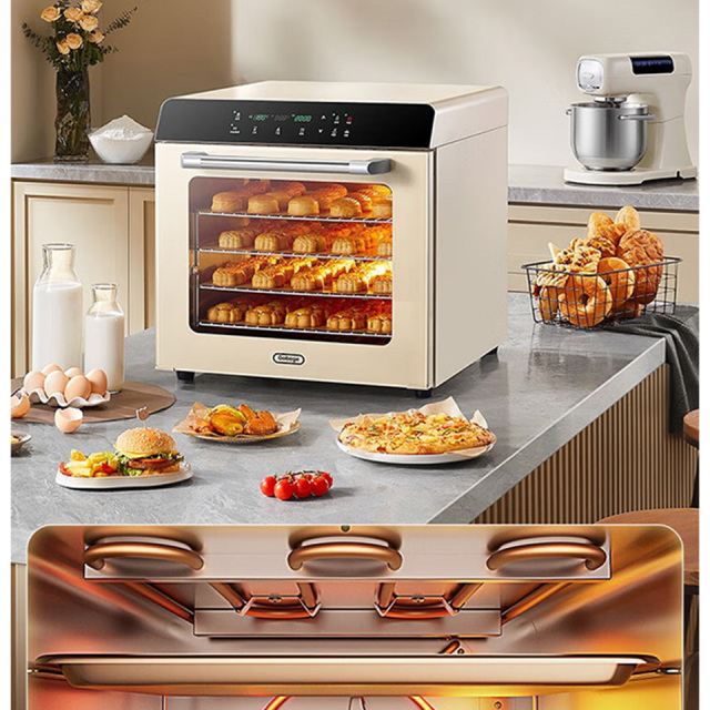 80S Convection Oven 56L Electronic Temperature Control Dual Mode Baking