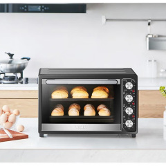 Mechanical Control Oven 52L with Built-In Light and Rotisserie Accessories