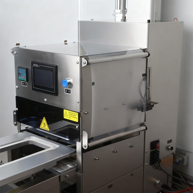 DF250TA-E Gas Flush Tray Sealer Aluminum Mold 260mm Film 240-480 Boxes Hour