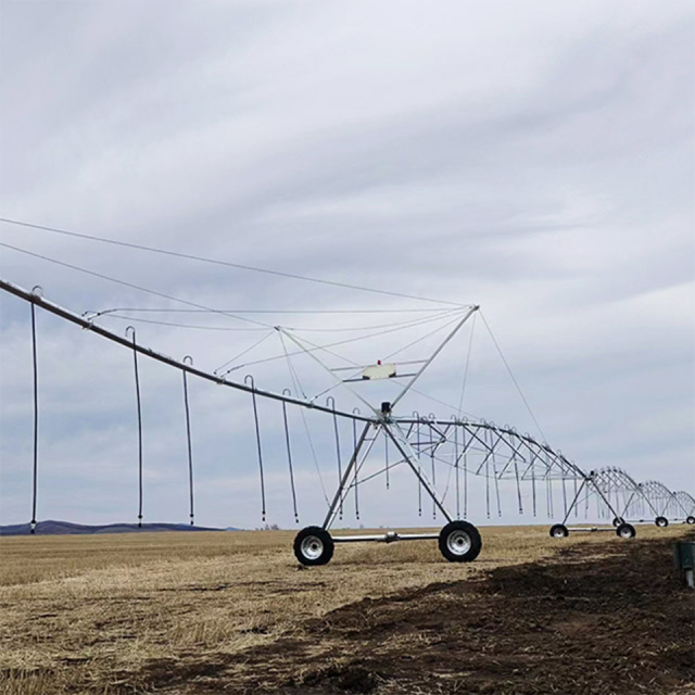 Center Pivot Irrigation System with Up to 800m Coverage for Large-Scale Farms