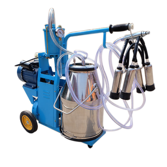 9JY Series Piston Milking Machine Single or Double Bucket for Dairy Farms