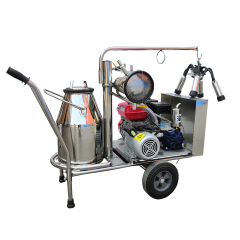Oil-Electric Dual-Purpose Single Barrel Milking Machine 10-12 Cows Per Hour