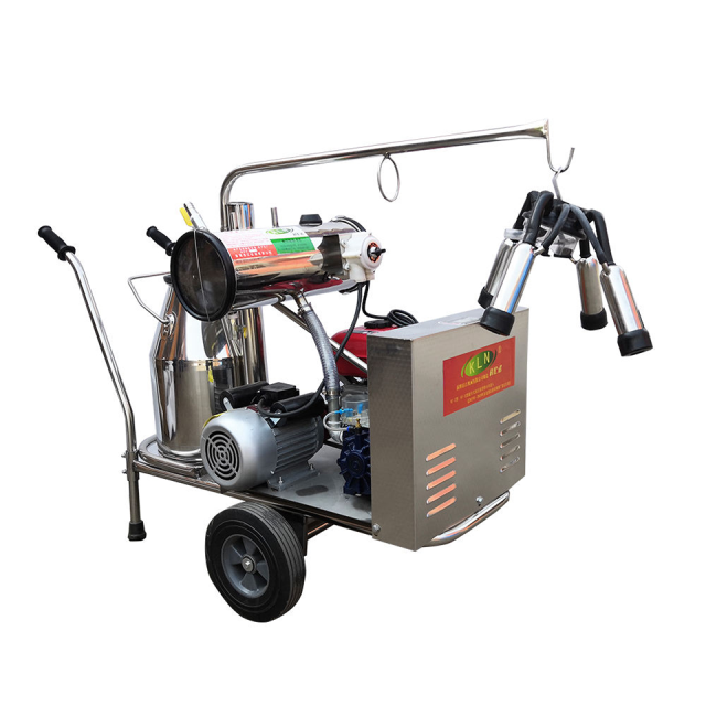 Oil-Electric Dual-Purpose Single Barrel Milking Machine 10-12 Cows Per Hour