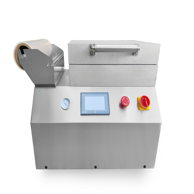 Desktop Skin Vacuum Sealer 350mm Film PLC Touchscreen 0-220°C