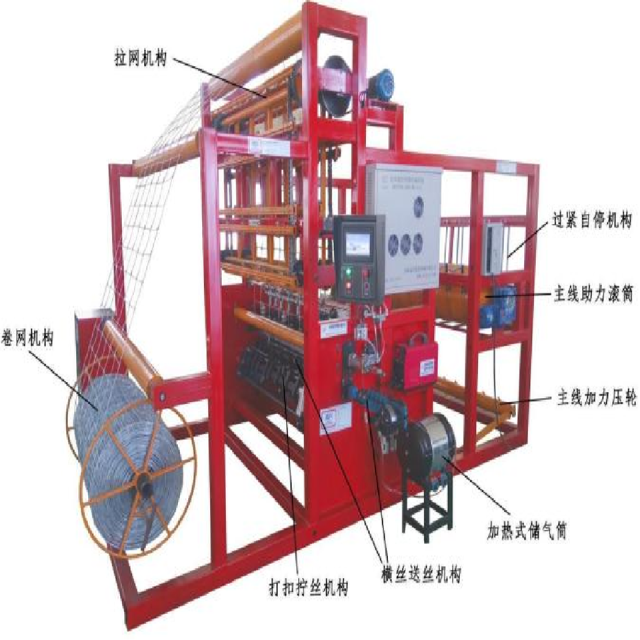 CNC Cattle Fence Weaving Machine 1.1-2.4m for Farm Use