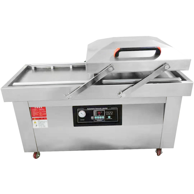Industrial Dual Chamber Vacuum Packaging Machine for Liquid Foods