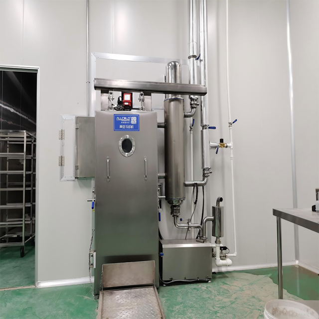 AVCF-100 Quick Vacuum Chiller 100kg Batch Stainless Steel Food Cooling Machine