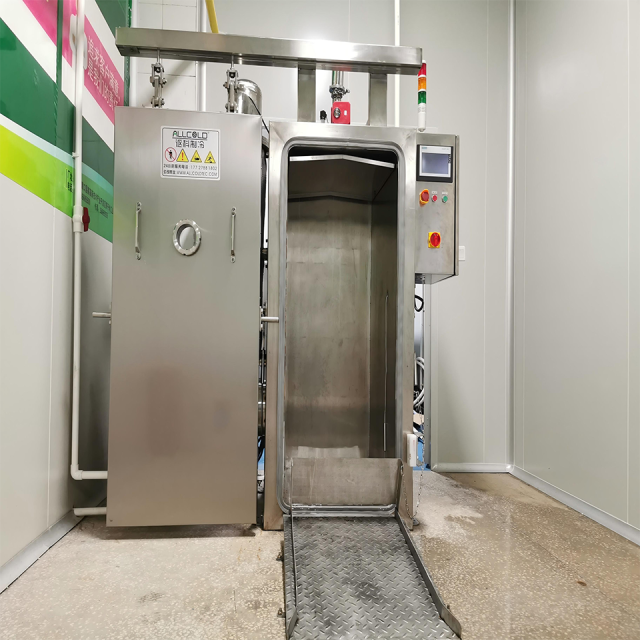 AVCF-100 Quick Vacuum Chiller 100kg Batch Stainless Steel Food Cooling Machine