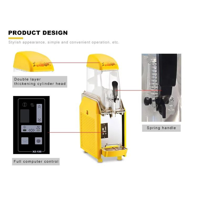 Dual Chamber Ice Cream Maker 24L Energy Saving for Shops