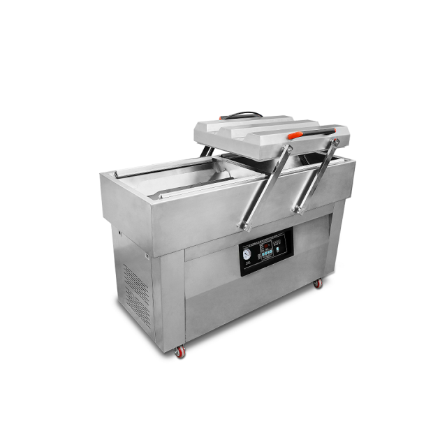DZ-600/2QX Commercial Double Chamber Inclined Vacuum Packaging Machine 600mm Seal