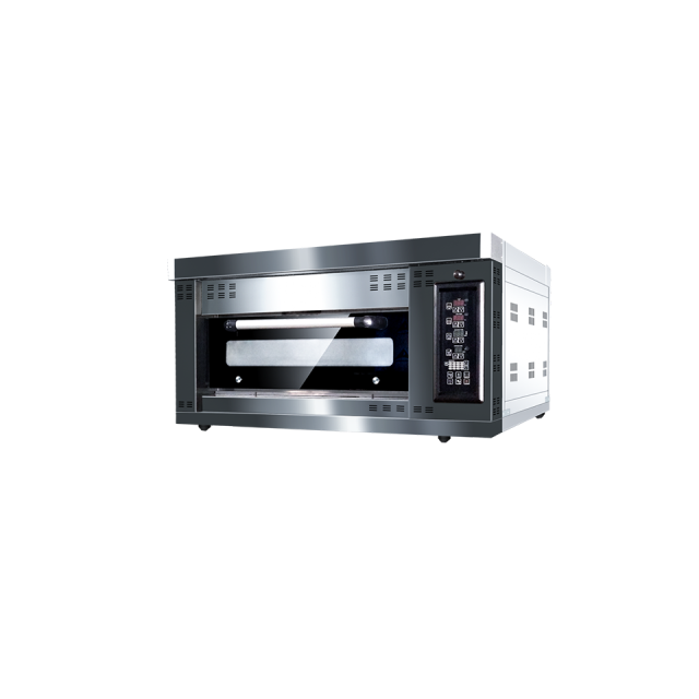 Efficient Gas Deck Oven 2 4 Trays for Artisan Bread and Pizza