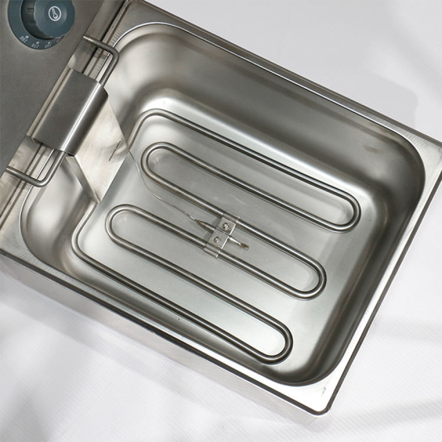 Digital Commercial Fryer 4KW Dual Tank Adjustable Temperature