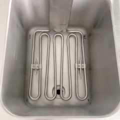 E-DZ-12L-2 Dual Tank Electric Fryer 3.25KW 220-240V Tabletop