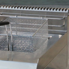 E-DZ-800G Electric Fryer Dual Tank 4 Baskets