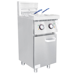 E-DZ-400G-2 Dual Tank Electric Fryer 18KW CE Certified