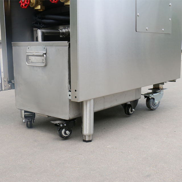 Commercial Electric Fryer E-DZ-800GF-4 with Filtration System 68L Oil