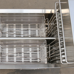 E-DZE-400G Electric Fryer 18kW Floor Standing 35L High Capacity