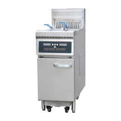 E-DZE-400G Electric Fryer 18kW Floor Standing 35L High Capacity